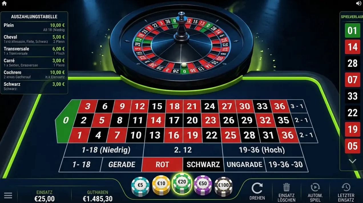 Beliebt bei Luck: Tischspiele & Video Poker